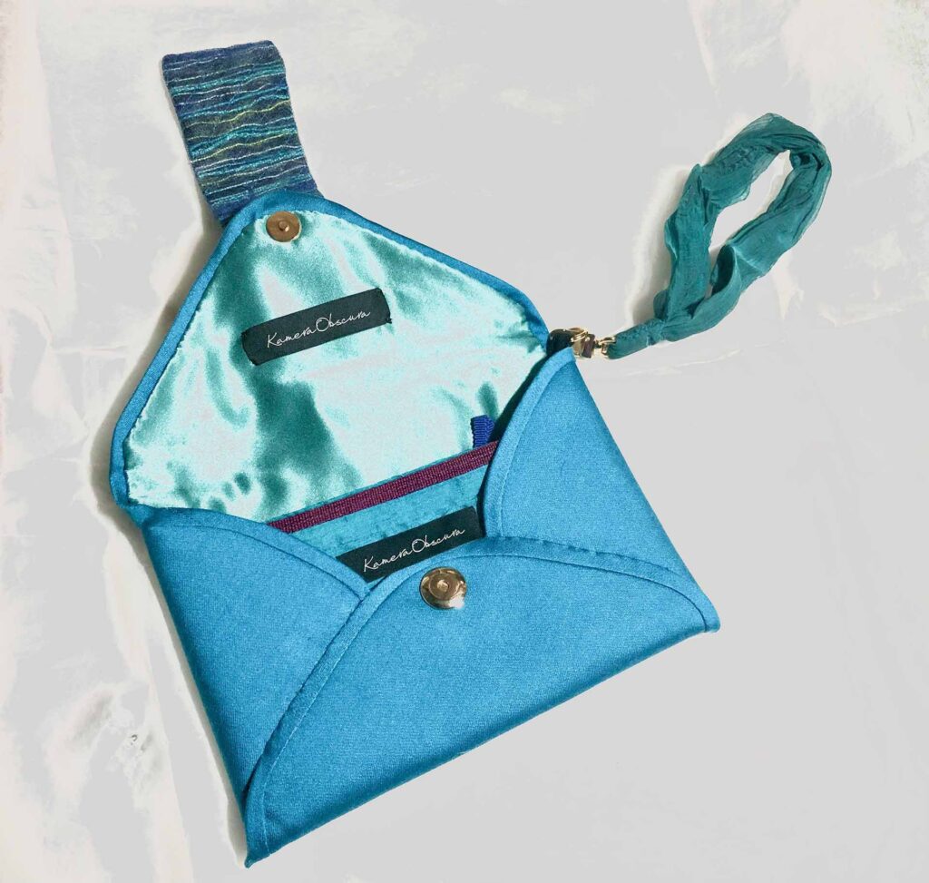 Kamera Obscura Turquoise Clutch Bag 