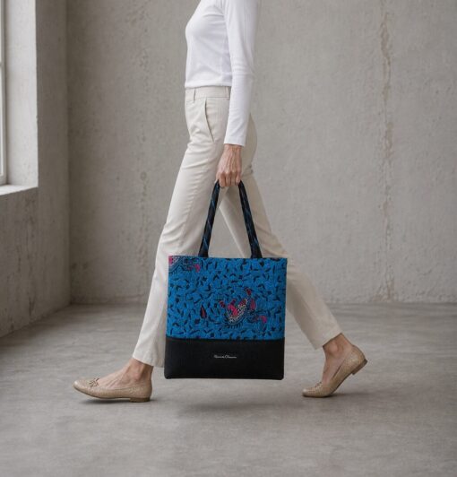 Dragon Tote Blue