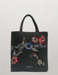 Bolso tote Gardenia negro