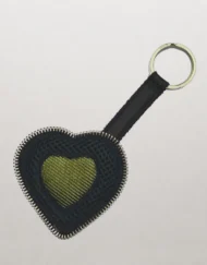 Green Heart Keyring