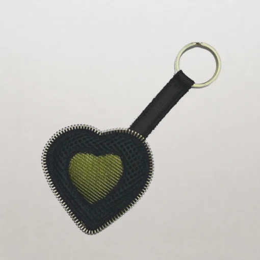 Green Heart Keyring