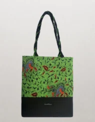 Bolso tote Dragón verde