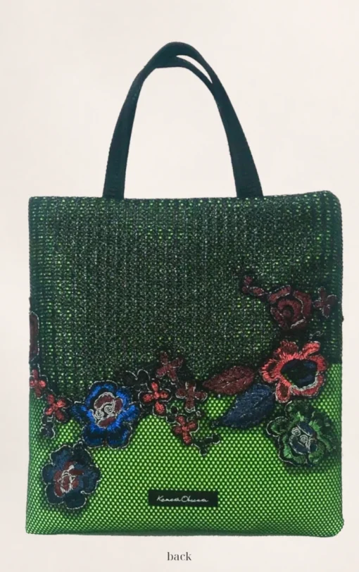Back of the Green Gardenia bag